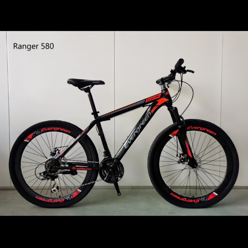 Jual Sepeda Gunung MTB 26 Inch EVERGREEN RANGER 580 New Steel Hi-Ten ...