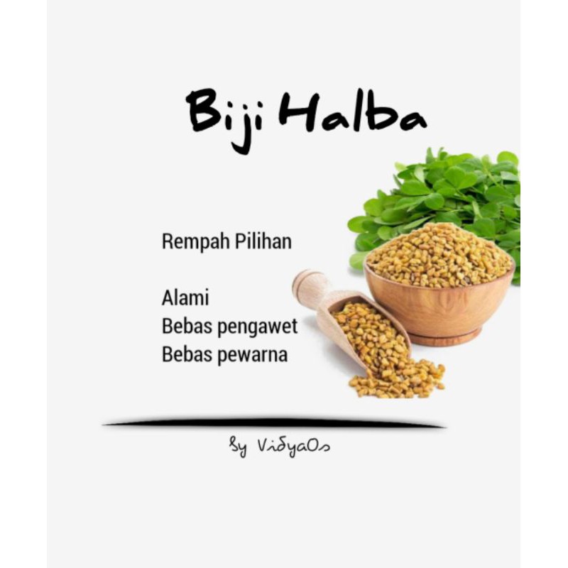 Jual Biji Halba Fenugreek Kalbet Wendiyo Pilihan Alba Shopee