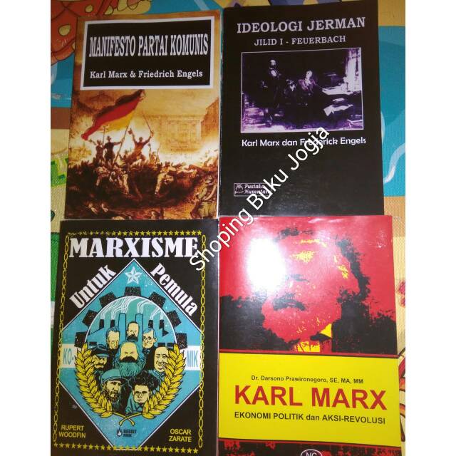 Jual Paket 4 Buku Karl Marx Ideologi Jerman Karl Marx Ekonomi Politik