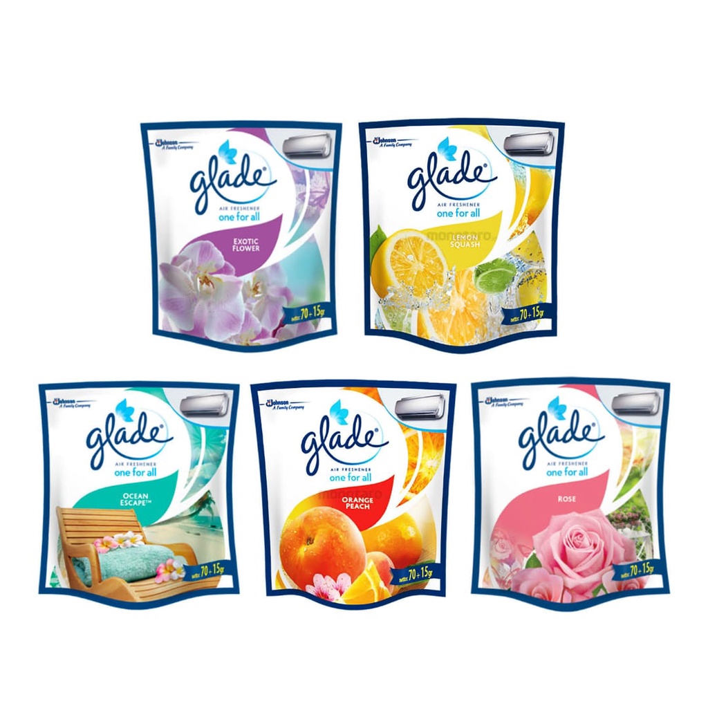 Jual PENGHARUM RUANGAN GLADE ALL FOR ONE AIR FRESHENER 70 GR | Shopee ...