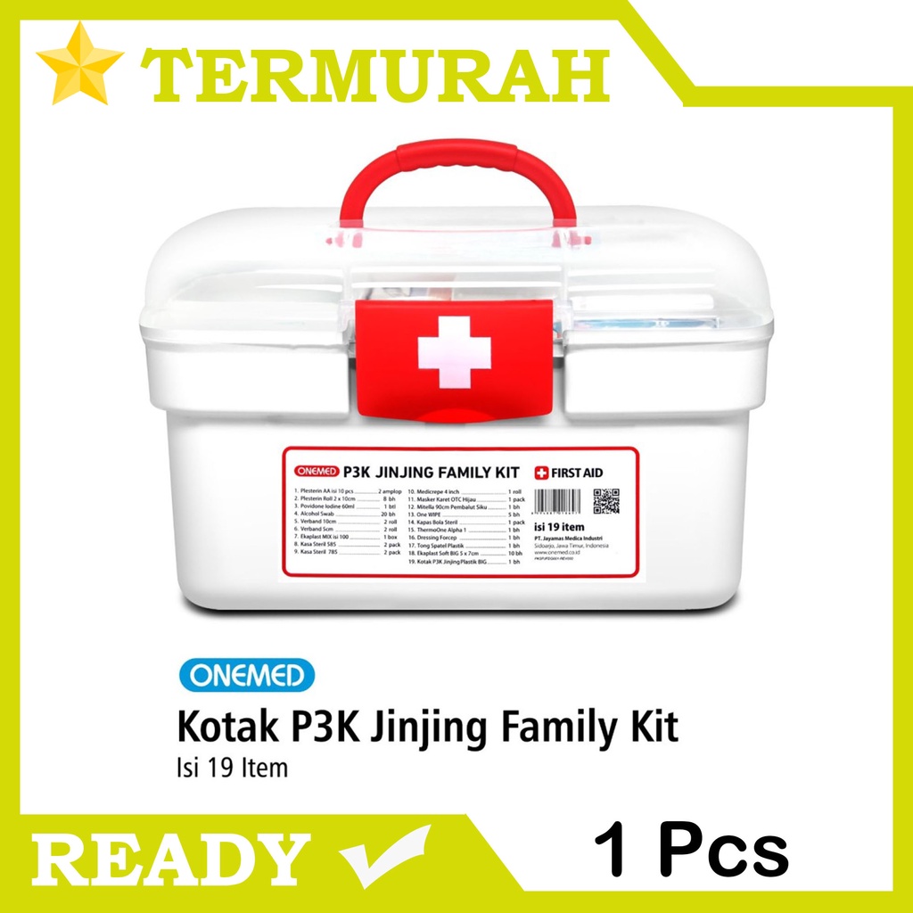 Jual Kotak P3K Plastik Jinjing Family Kit Onemed | Shopee Indonesia