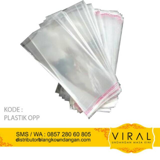 Jual Plastik Opp Undangan Shopee Indonesia 6893