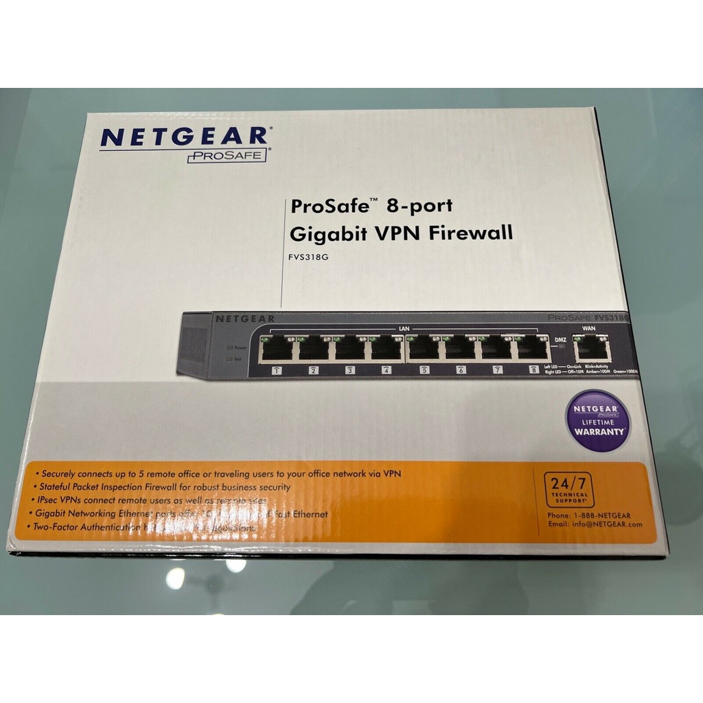 Jual Netgear ProSafe VPN Firewall 8 w/8 Port Switch - FVS318G-100EUS ...