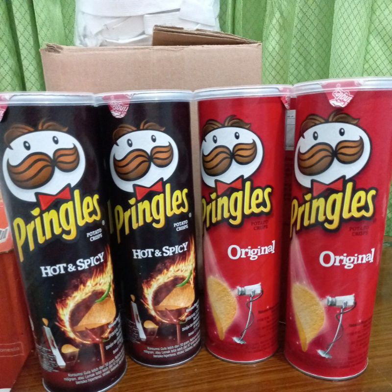 Jual PRINGLES Potato Crisps 107g | Shopee Indonesia