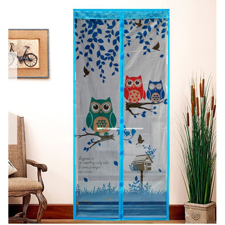 Jual Tirai Magnet Pintu Magnet Pinguin Sdh Terpasang Kelambu Pintu