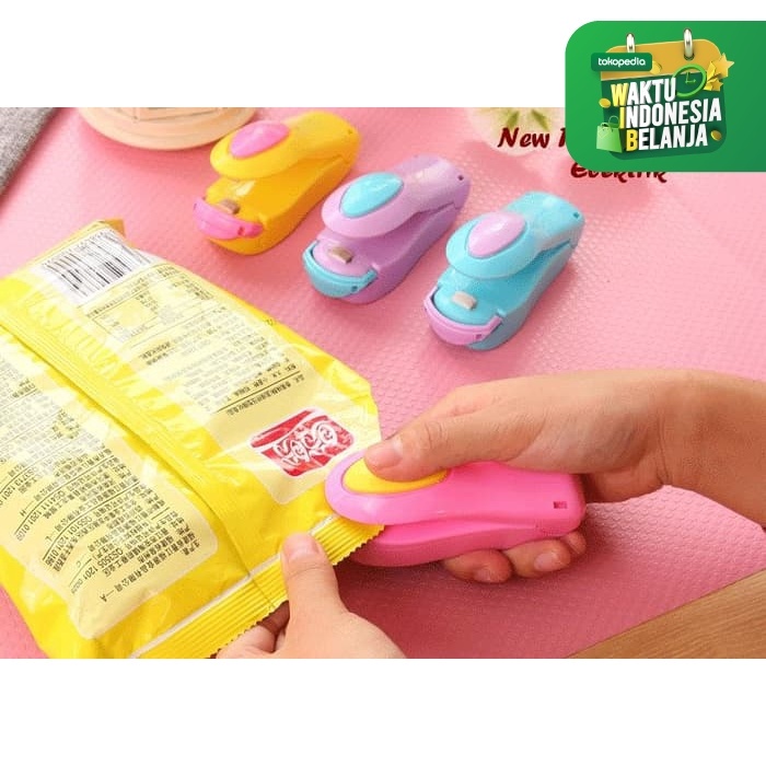 Jual plastik sealer mini generasi gen2 seal snack makanan kecil Hand