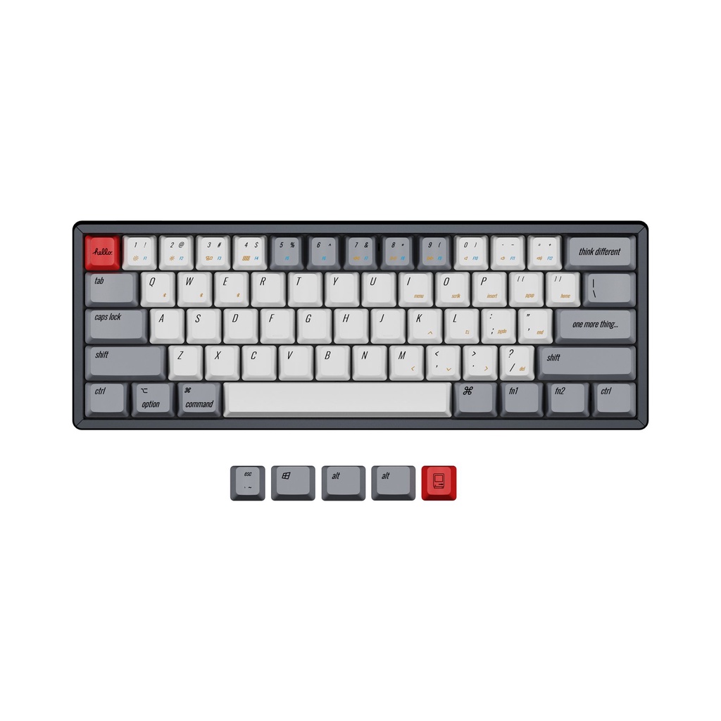 Jual Keycap Set - Keychron OEM Profile PBT Retro (tutup tombolnya saja ...