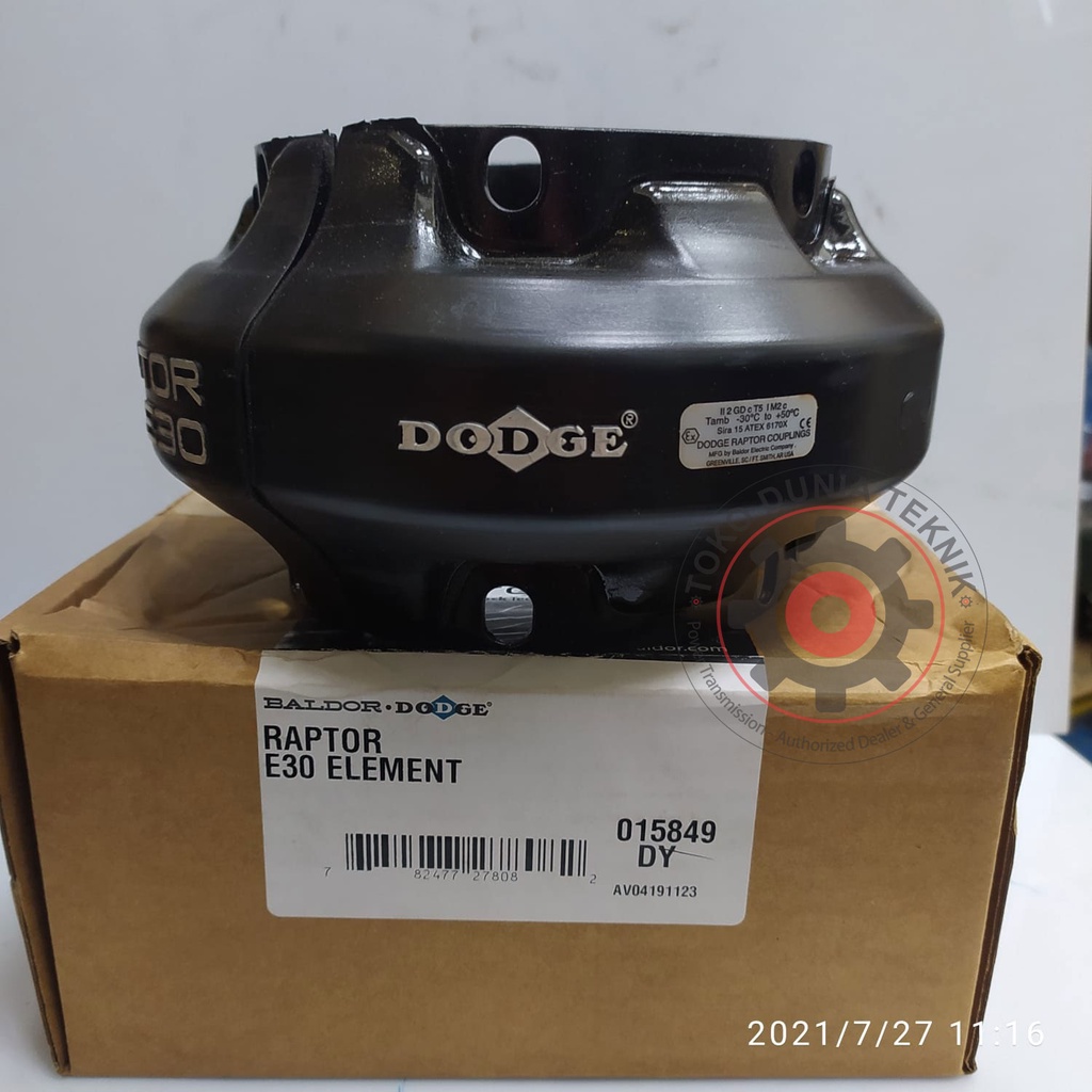 Jual E20 DODGE RAPTOR EQUIVALENT COUPLING REXNORD RUBBER ONLY