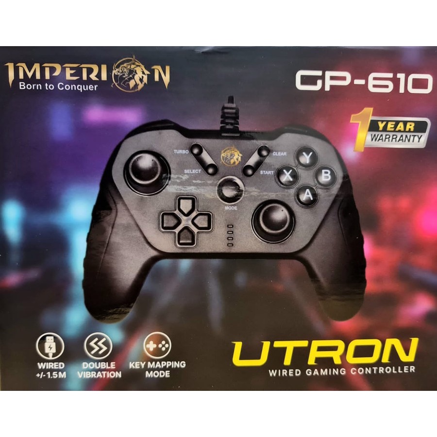Jual Imperion GP-610 Ultron Gamepad GP 610 Wired Gaming Controller ...