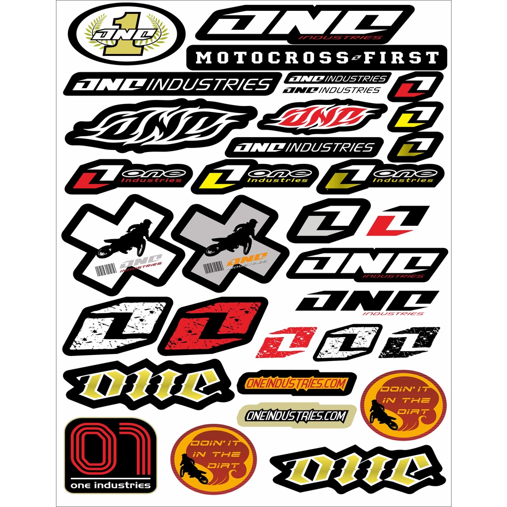 Jual Decal stiker / Sticker pack Logo Racing / logo thailook / logo ...