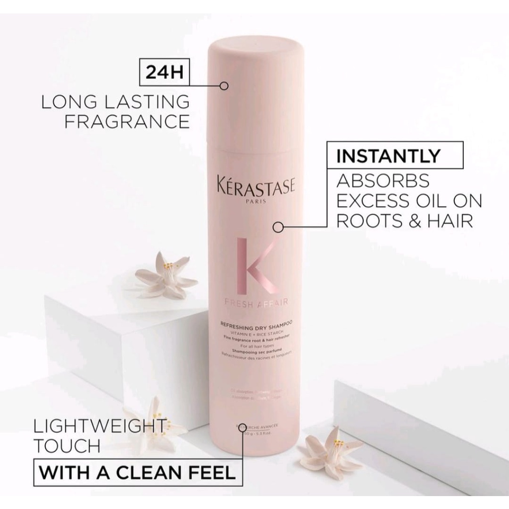 Jual Kerastase Fresh Affair Refreshing Dry Shampoo 233Ml (Menyegarkan Rambut Lepek) Shopee