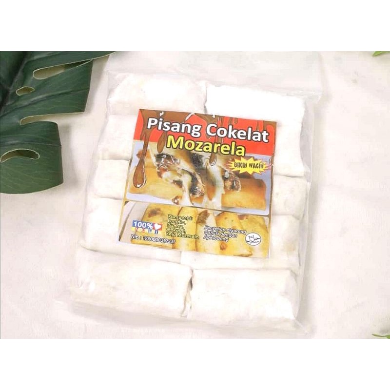 Jual Piscok Mozarella Isi 10pcs Pisang Coklat Lumer Mozarela Keju