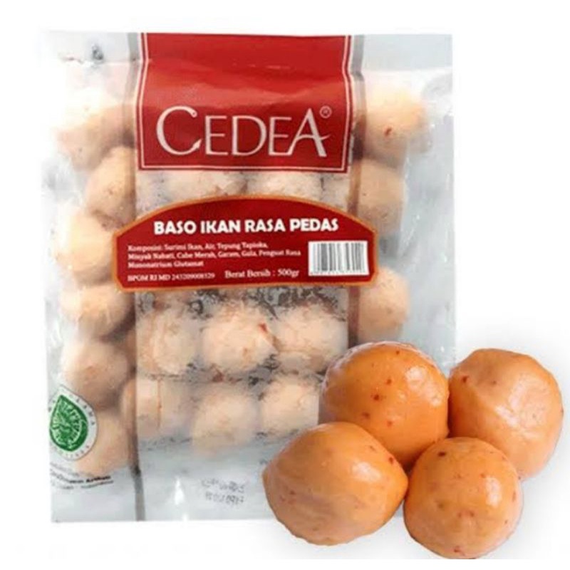 Jual Cedea Bakso Ikan Pedas 500 Gr Frozen Food Shopee Indonesia