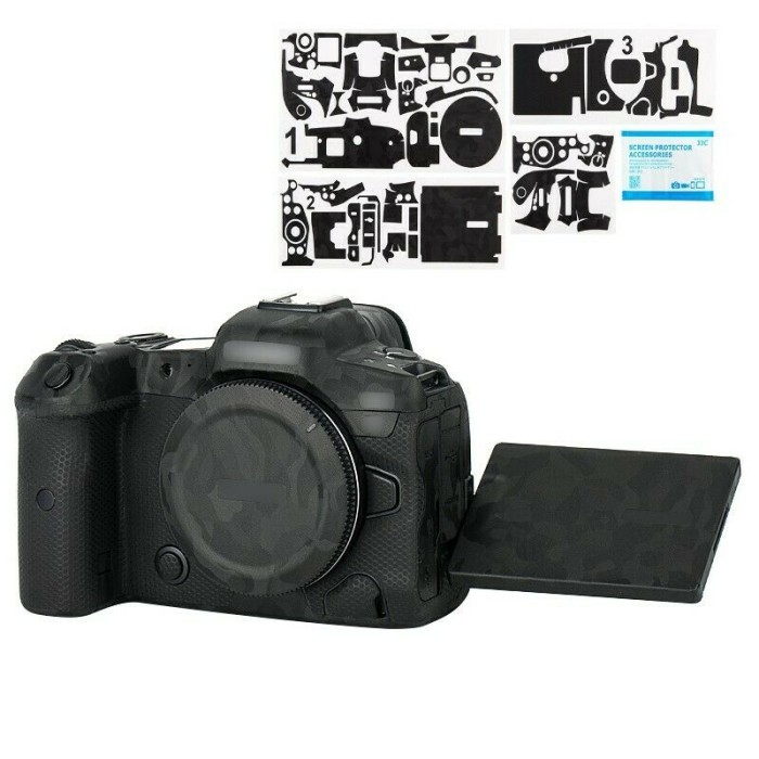 Jual JJC Shadow Black Skin Protector Sticker for Canon EOS R5 | Shopee ...