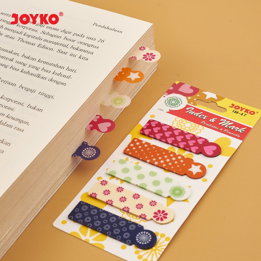 Jual Index Mark Joyko Im Plastic Material Memo Stick Bahan Plastik Penanda Buku