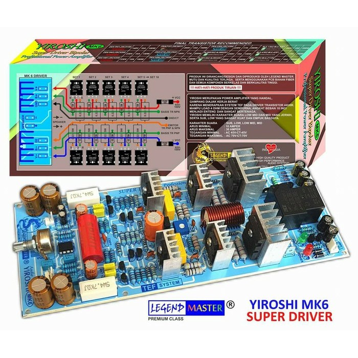 Jual KIT DRIVER YIROSHI MK 6 MK6 MK-6 SUPER DRIVER PROFESSIONAL