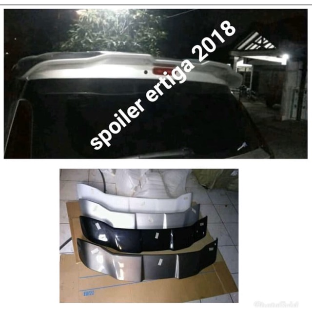 Jual ALL NEW ERTIGA 2018 2019 2020 SPOILER BELAKANG MOBIL BUMPER CAT