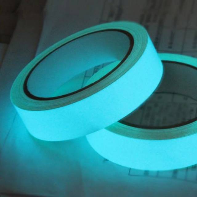 Jual Luminous Tape Stiker Lakban Fosfor Glow In The Dark Cm X M Biru Shopee Indonesia