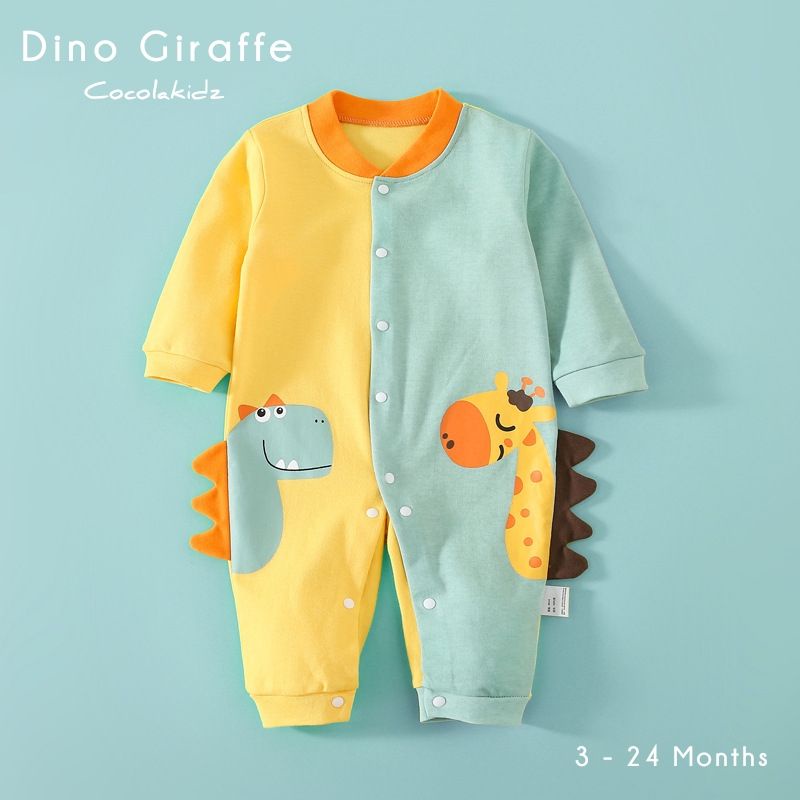 Jual Dino Giraffe Cocolakidz / Baby Jumper / Jumpsuit Anak Laki Laki ...