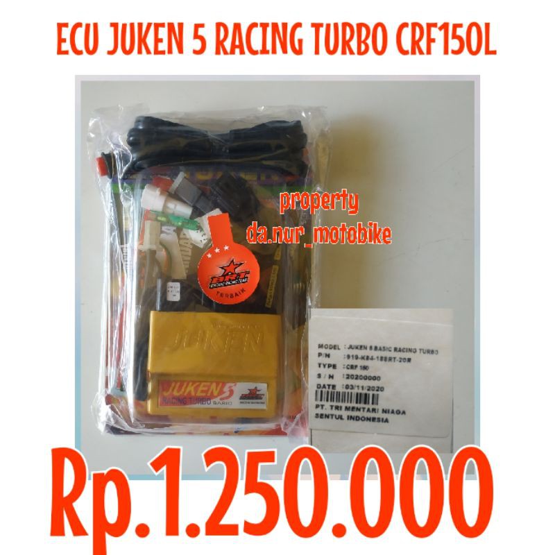 CRF150L用 ECU BRT JUKEN 5 RACING 売れ筋 TURBO