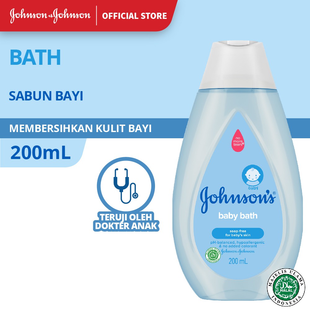 Jual JOHNSON'S Baby Bath - Sabun Mandi Bayi 200ml | Shopee Indonesia