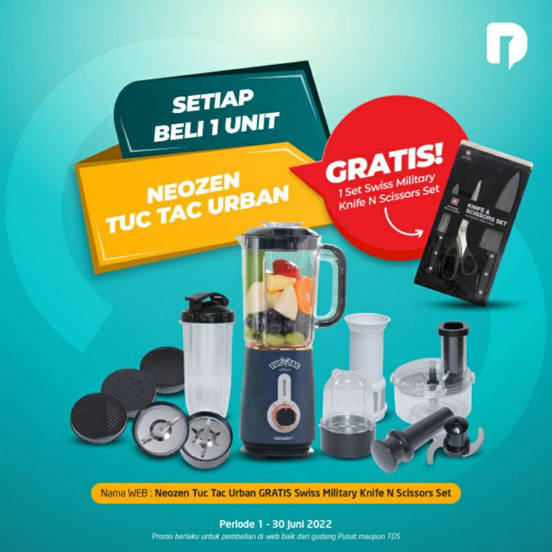 Jual Blender Tuc Tac Urban Blender Multifungsi Chopper Bumbu Food Processor Shopee Indonesia