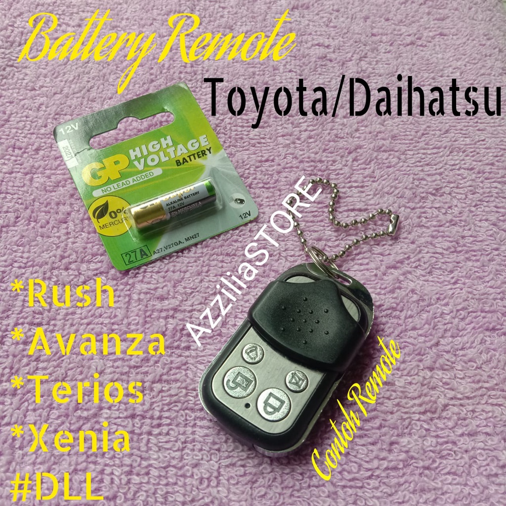 Jual Battery Baterai Batrai Batre Untuk Kunci Remote Remot Mobil Toyota