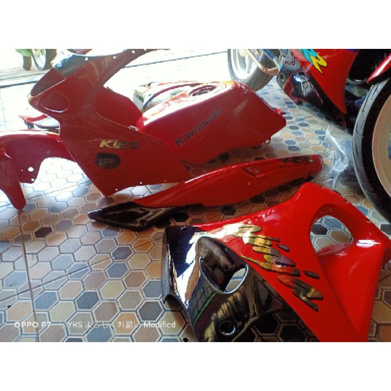 Jual Body set Ninja RR OLd Merah Baru naik cat | Shopee Indonesia
