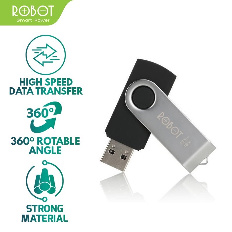 Jual Flashdisk ROBOT USB 2.0 4GB , 8GB , 16GB , 32GB (RF104, RF108 ...