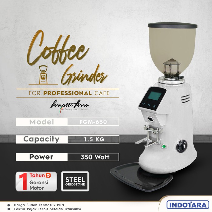 Jual Coffee Grinder Machine Alat Penggiling Kopi Ferratti Ferro FGM-650 ...