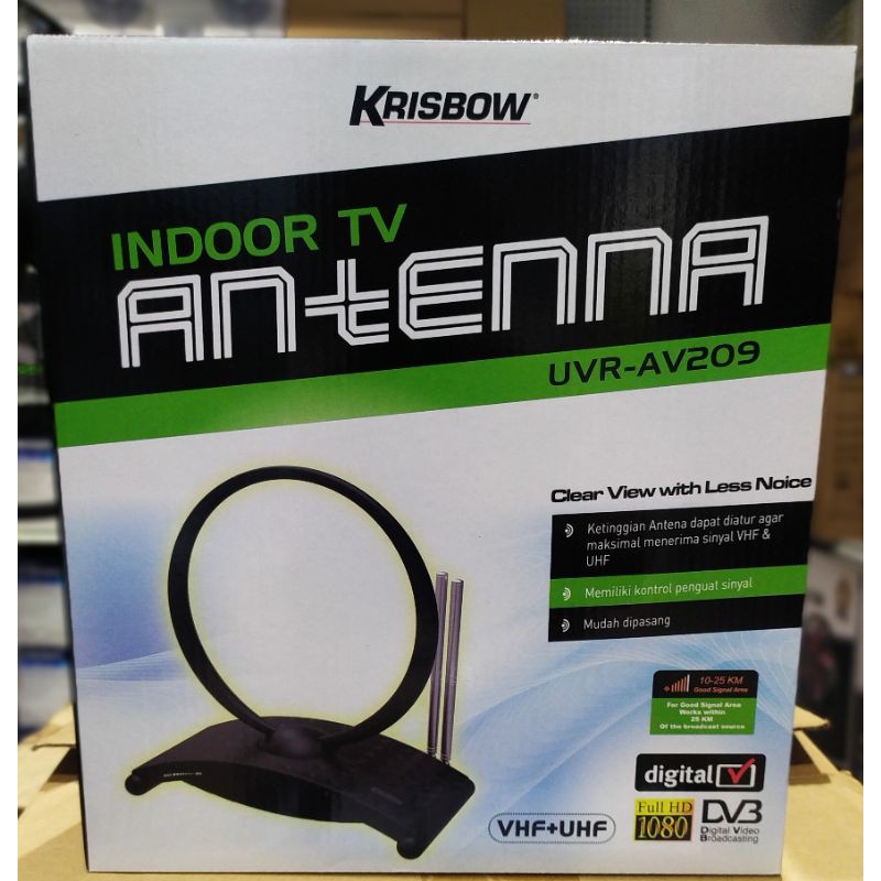 Jual krisbow Antena Tv indoor UVRAV209 Shopee Indonesia