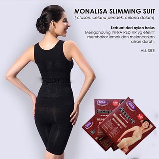 Jual korset pelangsing badan baju pelangsing infra merah pakaian pembakar  lemak monalisa slimming suit