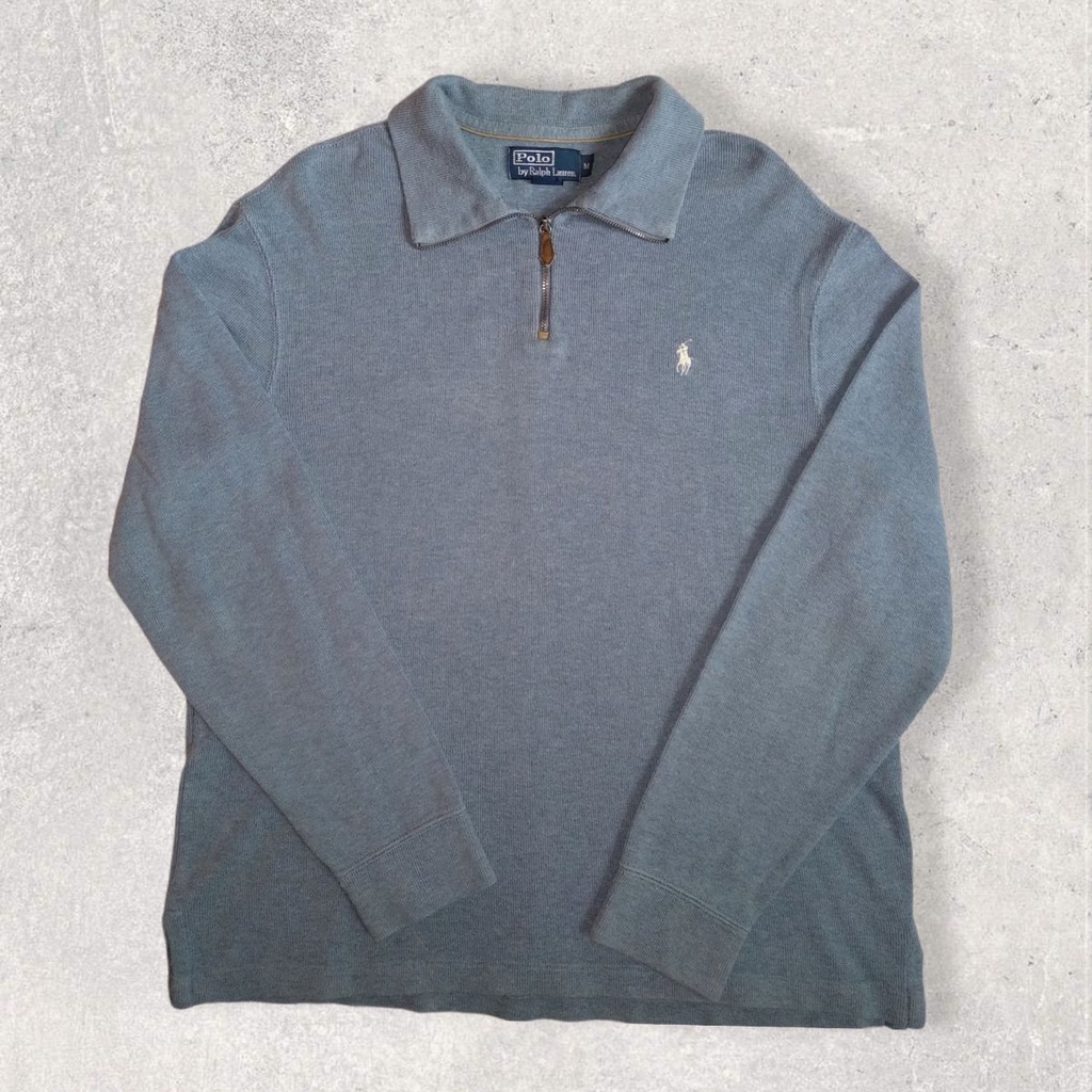 Jual POLO RALPH LAUREN HALFZIP SECOND ORIGINAL | Shopee Indonesia