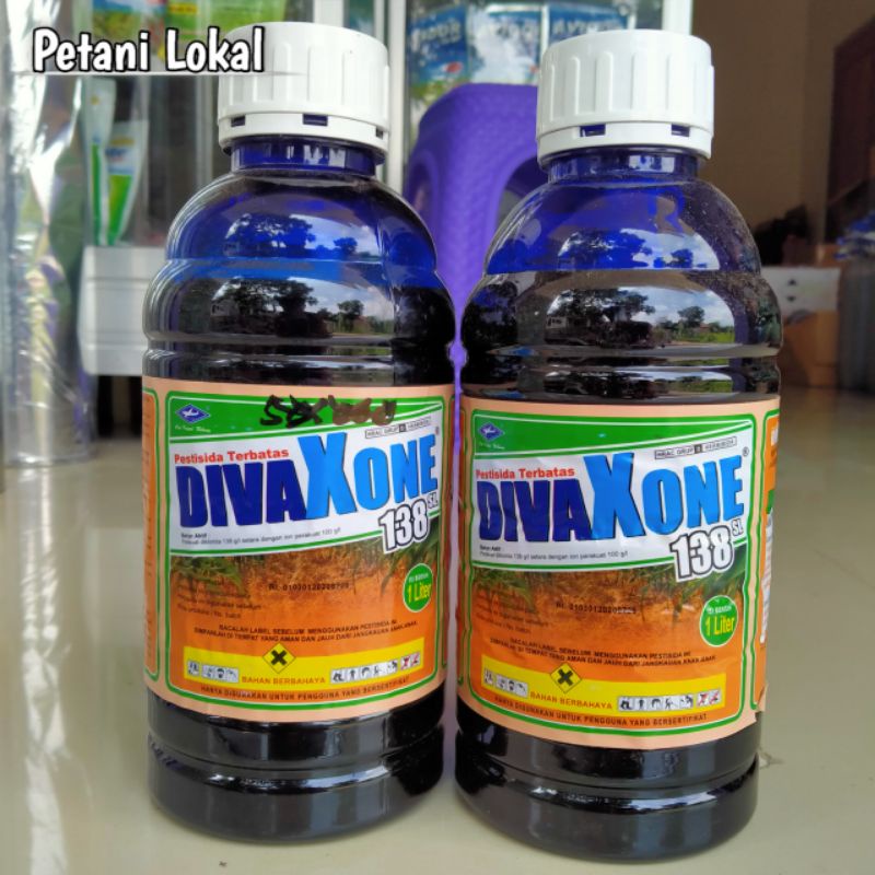 Jual Obat Rumput Herbisida Divaxone 138sl Kemasan 1 Liter Cap Kapal