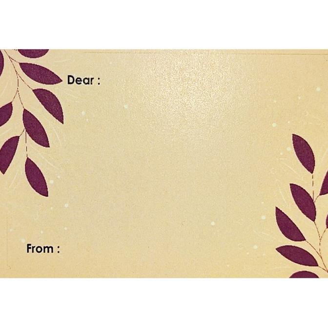 Jual Kartu Ucapan Selamat Ulang Tahun - Kartu Ucapan Request Kata