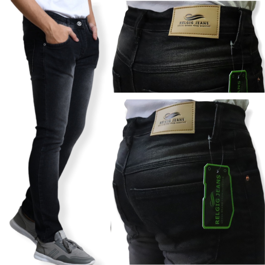 Jual Celana Jeans Pria Slim Fit Streetch Original Relgig Celana Jeans