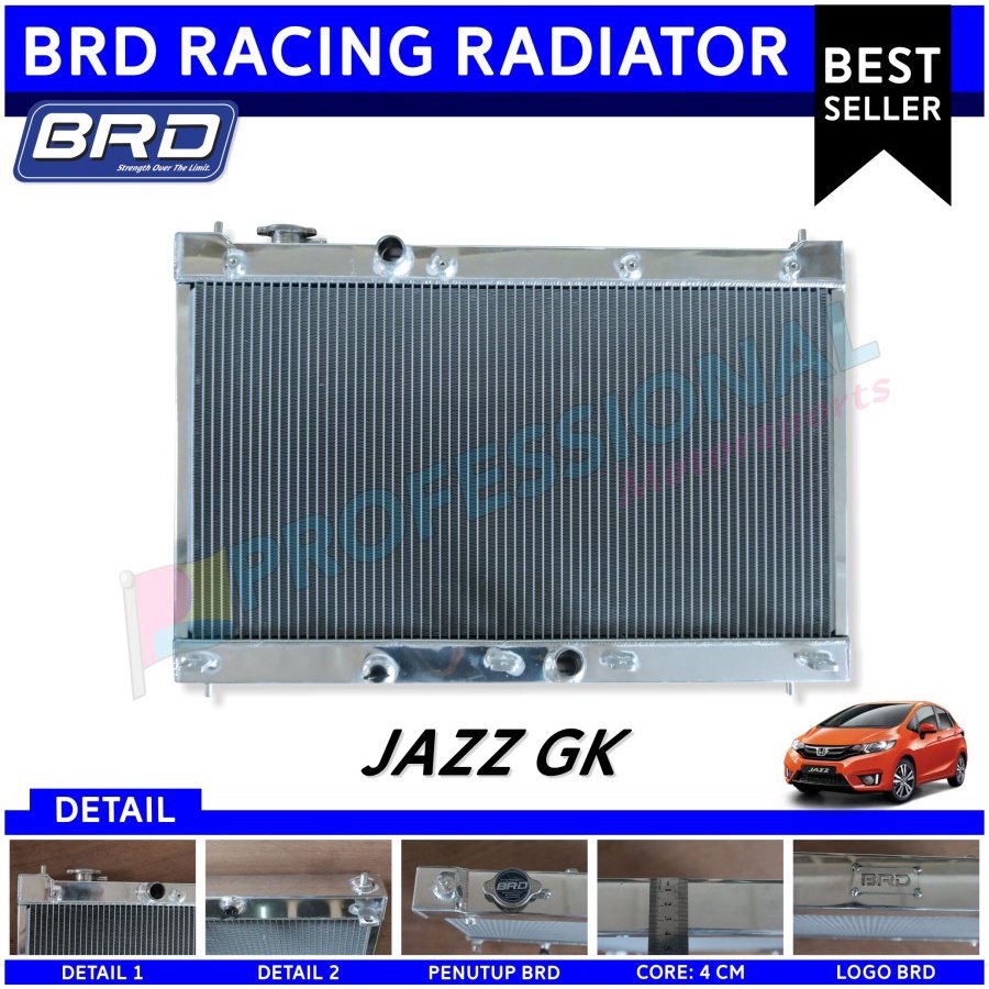 Jual RADIATOR RACING ALUMINIUM HONDA JAZZ GK5 BRD THAILAND | Shopee ...