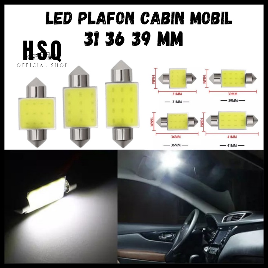 Jual Lampu Led Plafon Cabin Mobil Cob Plasma Bar Pnp Mm Shopee Indonesia