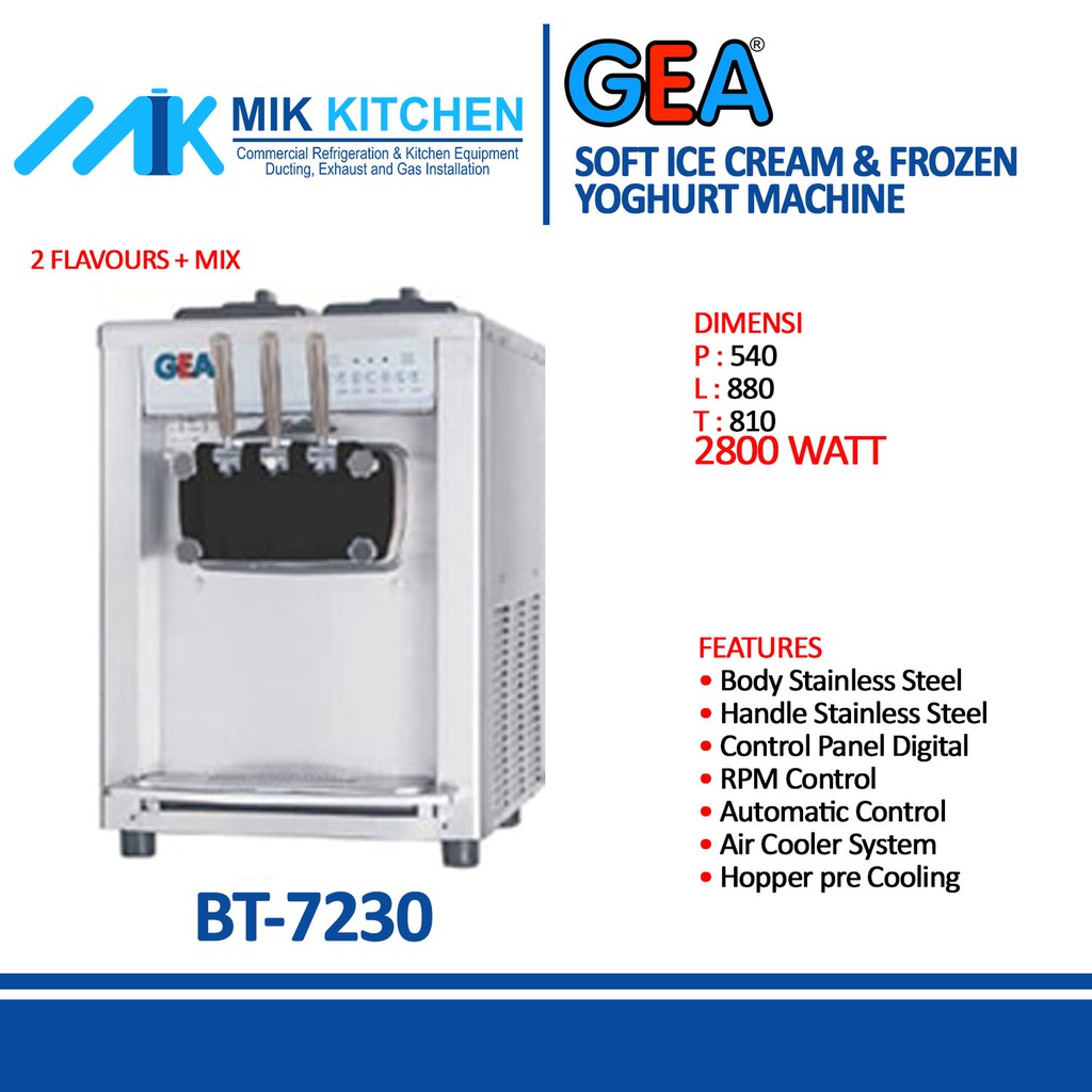 Harga mesin soft ice cream gea hotsell