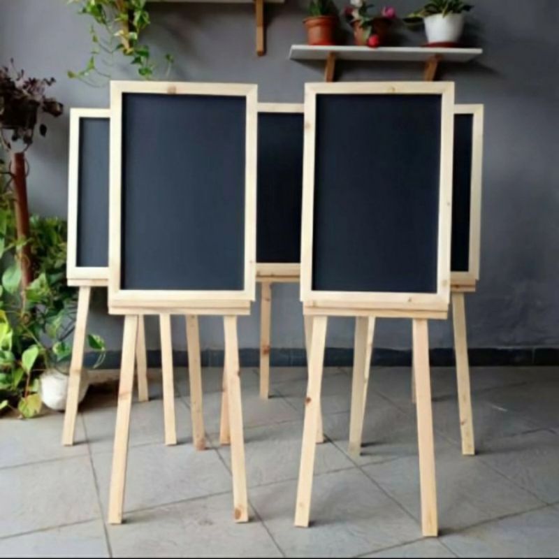 Jual Blackboard Papan Tulis Kapur Stand Papan Tulis Cafe Dekor