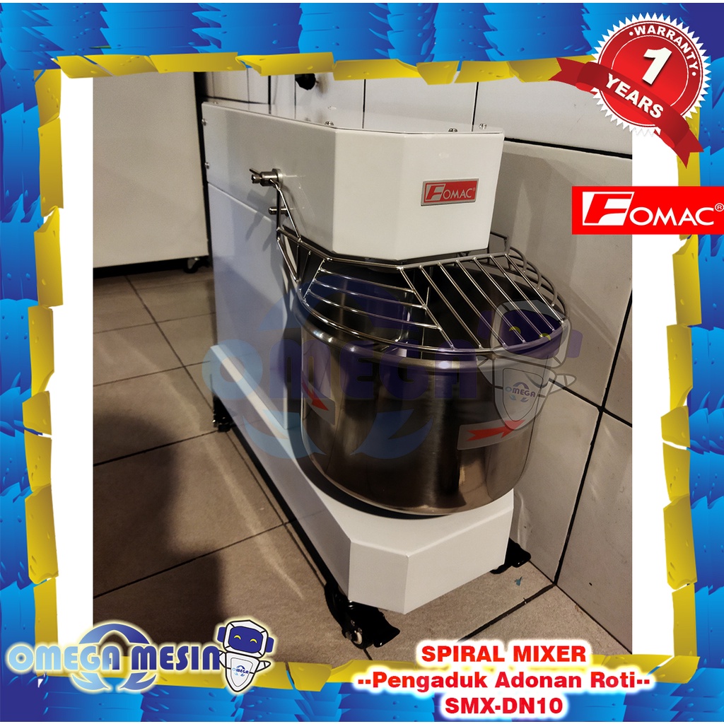 Jual Mesin Pengaduk Adonan Roti Kue Liter Spiral Mixer Smx Dn Fomac Shopee Indonesia