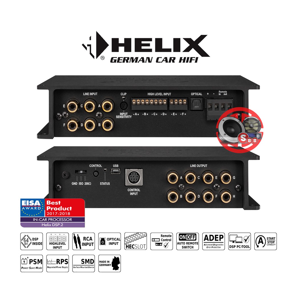 HELIX DSP PRO mk2 USB HD AUDIO INPUT HELIX HEC HD-AUDIO USB