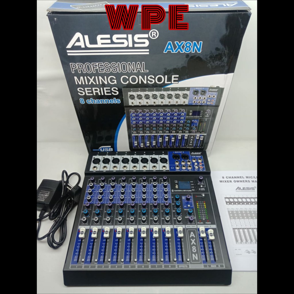 Jual Mixer audio Alesis AX8N Bluetooth 8 Channel | Shopee Indonesia
