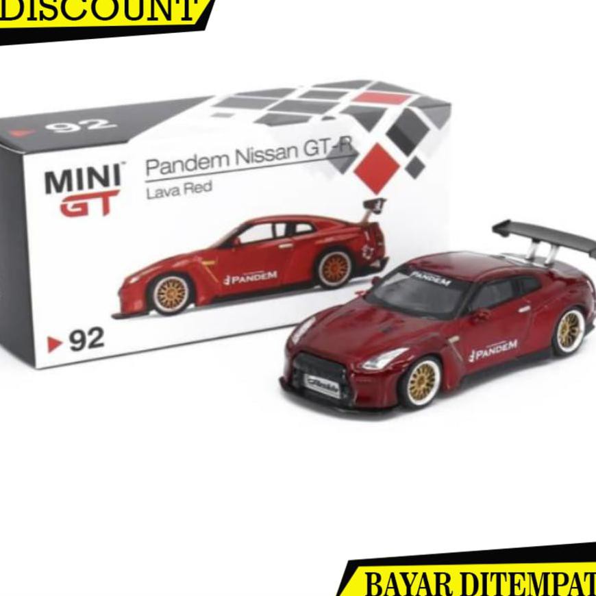 miniGT 日産　GT-R PANDEM Lava Red MINI GT 1/64スケール「Pandem Nissan GT-R」(ラヴァレッド)｜GT-R