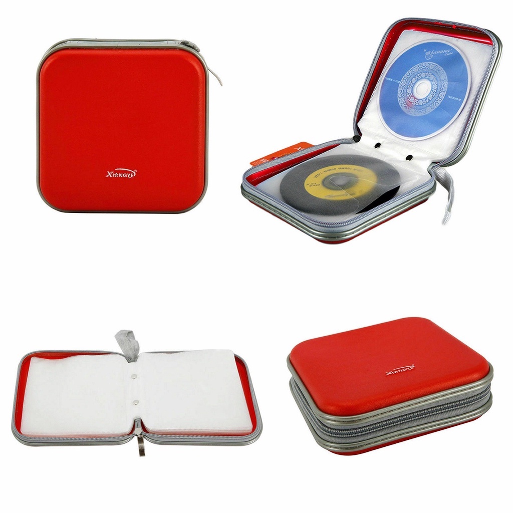 Jual Tas Kaset Tempat DVD CD 40 Keping Hardcase Kualitas Tebal | Shopee ...