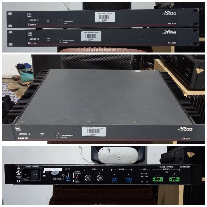 Jual Extron XPA 2002 200watt x 2 Power Amplifier Impor Bekas Shopee