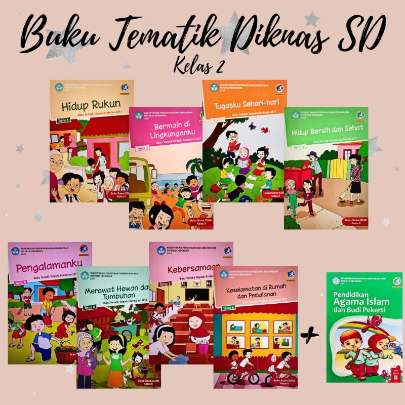 Jual Buku Tematik SD / MI Kelas 2 Tema 1 , 2 , 3 , 4 , 5 , 6 , 7 , 8 ...