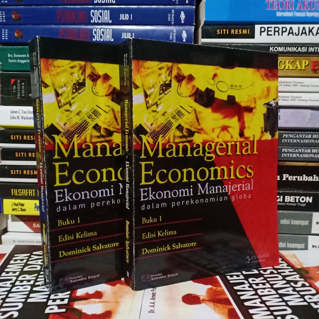 Jual Ekonomi Manajerial - Managerial Economics Edisi 5 Buku 1 Oleh ...