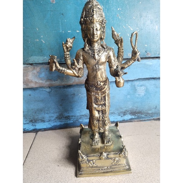 Jual Patung Dewa Trimurti Patung Dewa Brahma Antik Unik Shopee Indonesia