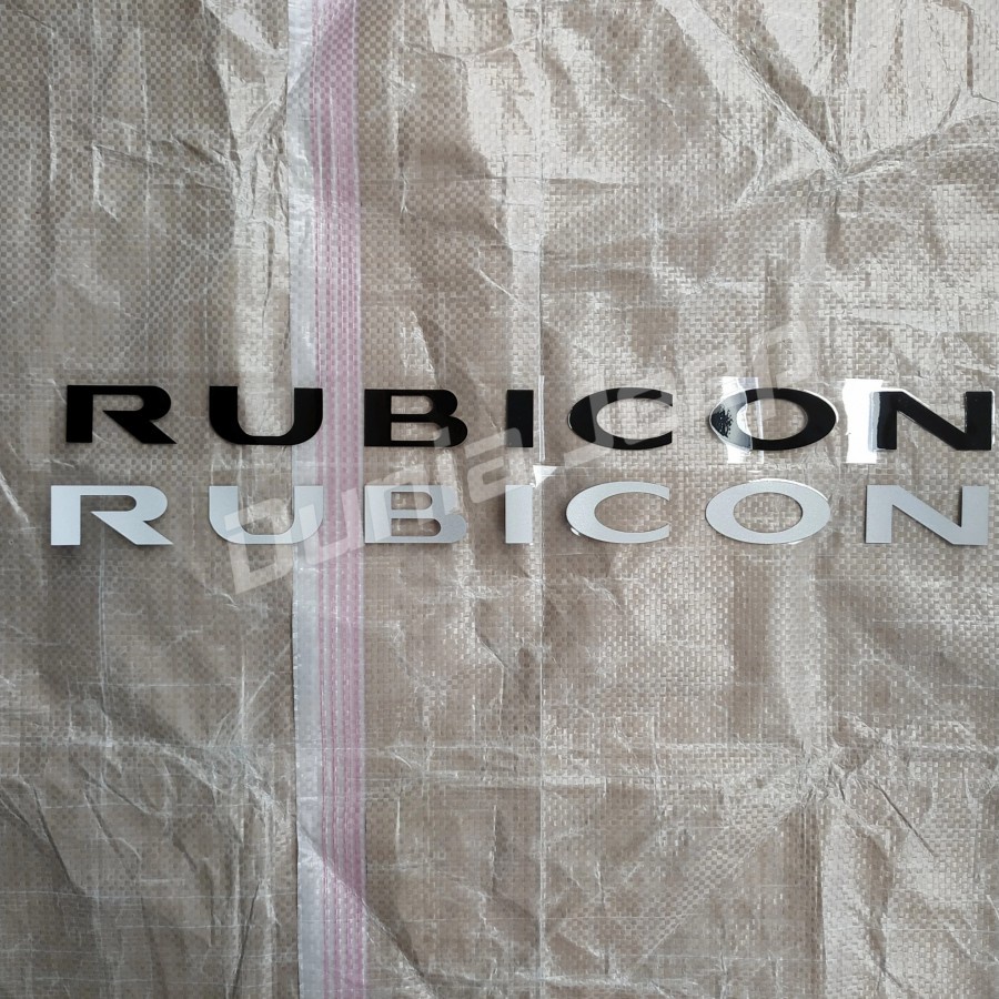 Jual Sticker Stiker Decal RUBICON Jeep Rubicon JK | Shopee Indonesia